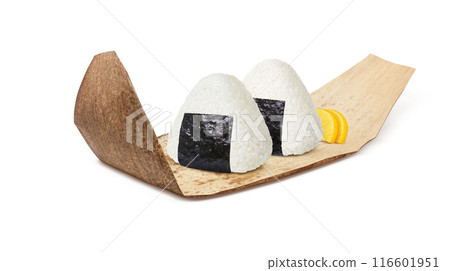 Onigiri illustration realistic set 116601951