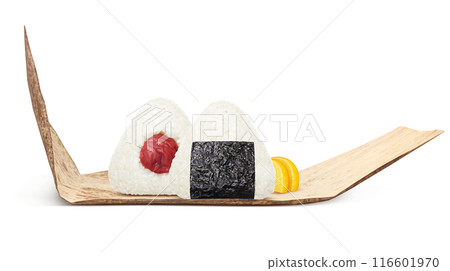 Onigiri illustration realistic set Onigiri illustration realistic set 116601970