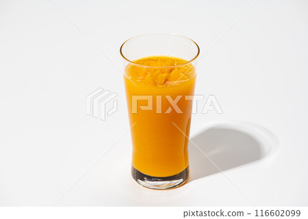Mango frappe on white background 116602099