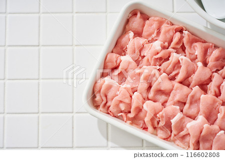 生豬肉(涮鍋用) 生豬肉(涮鍋用) 116602808