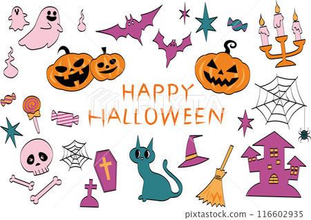 happy halloween set 01 116602935