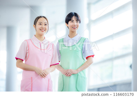 A young caregiver A young caregiver 116603170