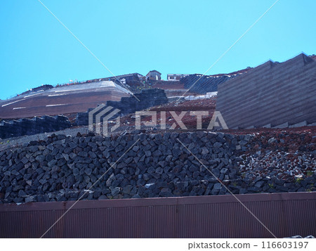 Mount Fuji - Yoshida Trail - A mountain hut that looks like a fortress 116603197