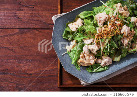 Pork shabu-shabu salad 116603579