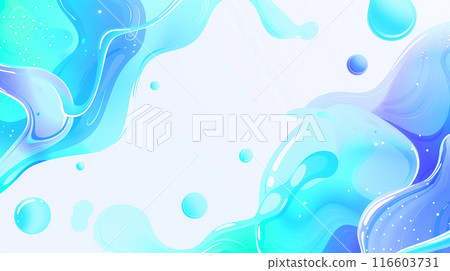 Colorful business background with water image Generative AI 116603731