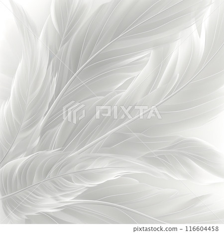 White Feathers Against a Smooth Background. Generative AI White Feathers Against a Smooth Background. Generative AI 116604458