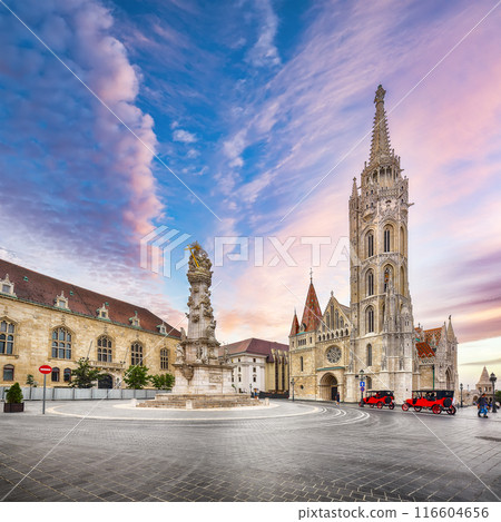 Captivating Matthias Church in Budapest, Hungary. Captivating Matthias Church in Budapest, Hungary. 116604656