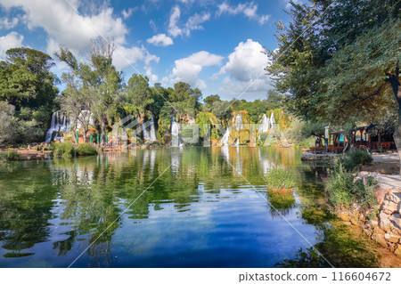 Kravice waterfalls in the National Park of Bosnia and Herzegovina. 116604672