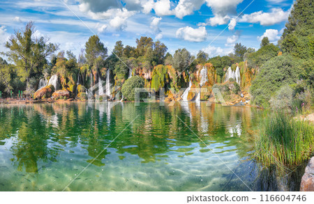 Kravice waterfalls in the National Park of Bosnia and Herzegovina. Kravice waterfalls in the National Park of Bosnia and Herzegovina. 116604746