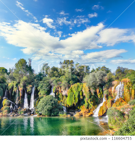 Kravice waterfalls in the National Park of Bosnia and Herzegovina. Kravice waterfalls in the National Park of Bosnia and Herzegovina. 116604755