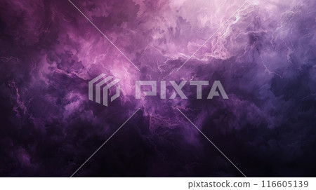 Abstract Purple And Pink Swirling Nebula Background 116605139