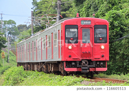 Chikuhi Line, Ikisan-Kafuri, JR Kyushu, 103 series 1500 series, E13 train (Karatsu) Chikuhi Line, Ikisan-Kafuri, JR Kyushu, 103 series 1500 series, E13 train (Karatsu) 116605513