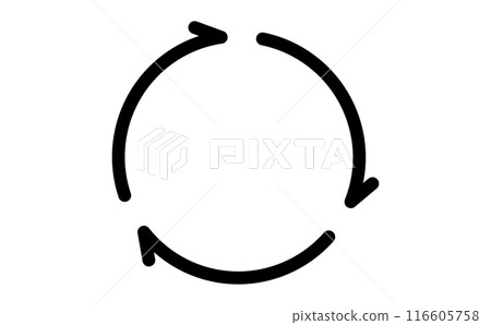 圓形循環線繪製圖標 116605758