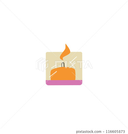 Dia de los Muertos holiday candle in vector graphics. 116605873