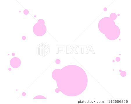 Pop Art Retro Background with pink spots. Airy-sweet associations and decoration for design. Calm tone and colors. 116606236