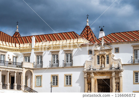 University of Coimbra courtyard, former Royal Palace at Coimbra, Portugal University of Coimbra courtyard, former Royal Palace at Coimbra, Portugal 116606872