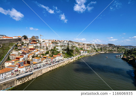 Picturesque, colorful view at old town of Porto in Portugal Picturesque, colorful view at old town of Porto in Portugal 116606935