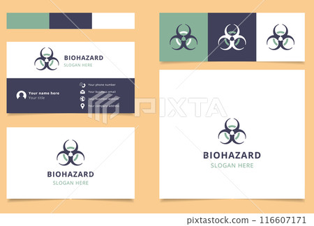Biohazard symbol logo design for a company working with dangerous substances 116607171