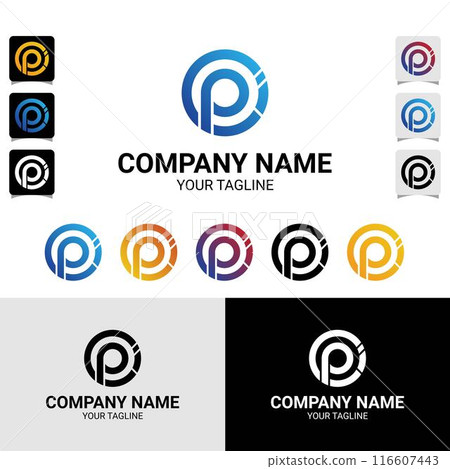 Opi cpi pic icp letter initial logo design vector image Opi cpi pic icp letter initial logo design vector image 116607443