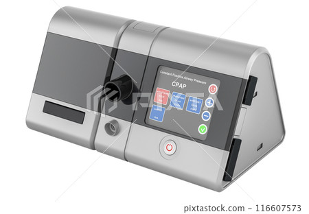 CPAP, 3D rendering CPAP, 3D rendering 116607573