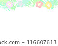 熱帶向量圖框架背景 116607613