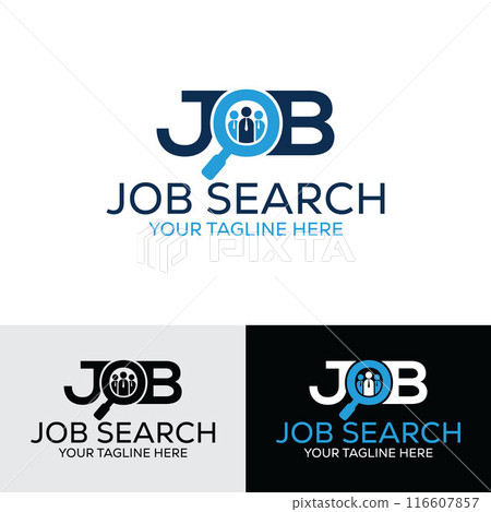 Job search vector logo template Job search vector logo template 116607857
