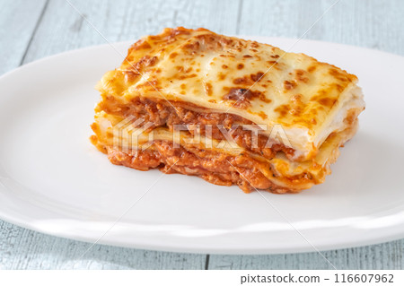 Portion of lasagna 116607962