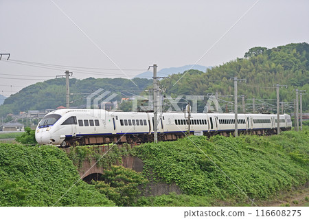 Kagoshima Main Line, Togo-Tofuku, JR Kyushu, 885 series, SW2 train (Minami-Fukuoka), Sonic Kagoshima Main Line, Togo-Tofuku, JR Kyushu, 885 series, SW2 train (Minami-Fukuoka), Sonic 116608275