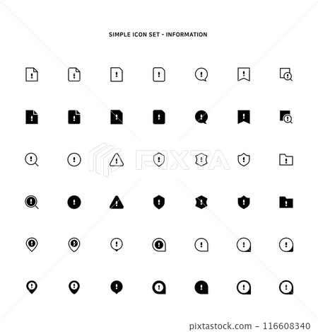 Icon about guidance and notification 116608340