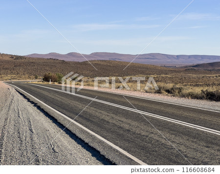 Winding Road through Australian Outback 116608684