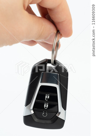 Hanging modern car key Hanging modern car key 116609309