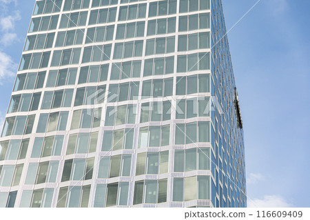 View of modern office building at Berlin Central Station 116609409