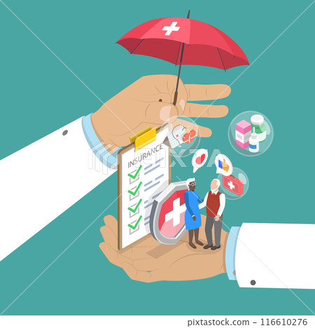 3D Isometric Flat Vector Illustration of Insurance Plan For Senior , Medicine and Healthcare for Eldery 3D Isometric Flat Vector Illustration of Insurance Plan For Senior , Medicine and Healthcare for Eldery 116610276