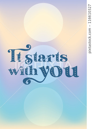 Motivational card Gradients background Vector illustration Motivational card Gradients background Vector illustration 116610327