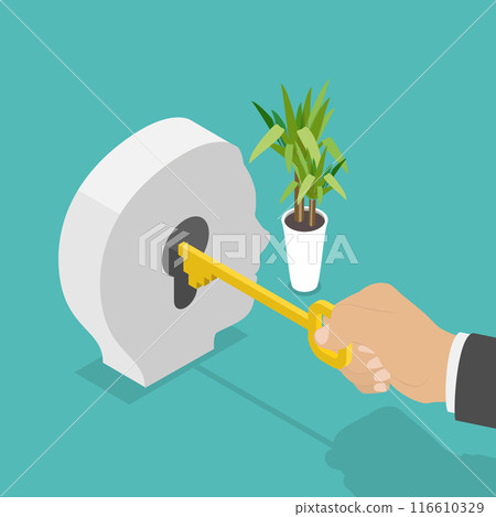 3D Isometric Flat Vector Illustration of Psychotherapy, Exploring the Concept of Therapy, In-depth Analysis 116610329