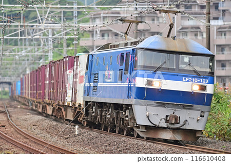 東海道幹線真鶴 JR 貨運 EF210-122(新鶴見) 東海道幹線真鶴 JR 貨運 EF210-122(新鶴見) 116610408