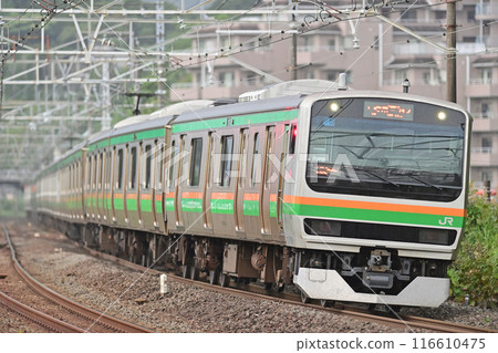 東海道本線萬鶴JR東E231系列1000系列U33編隊（小山） 116610475