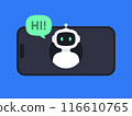 Chatbot on smartphone concept 116610765