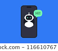 Chatbot on smartphone concept 116610767