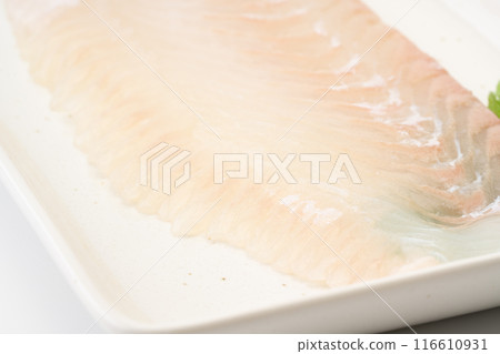Close up of a flounder fence 116610931