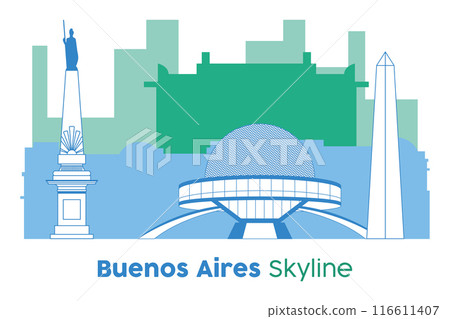 Paris skyline Modern cityscape Vector illustration Paris skyline Modern cityscape Vector illustration 116611407