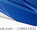 Blue sharp graphic background 116611432