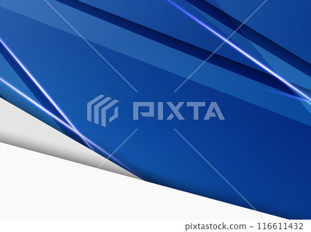 藍色銳利圖形背景 116611432