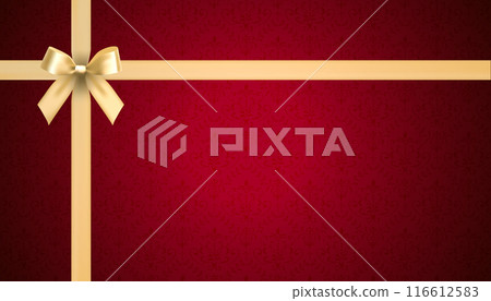 Elegant gold ribbon vector design background 116612583