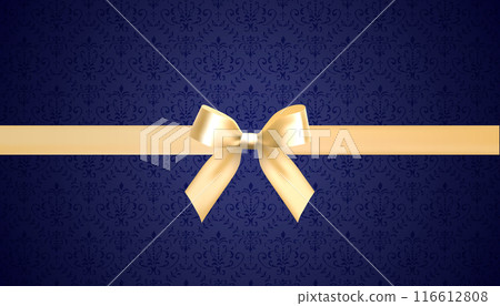 優雅的金絲帶向量設計背景 116612808