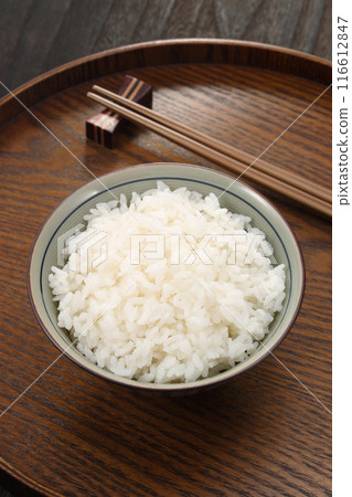 Rice served in a bowl Rice served in a bowl 116612847