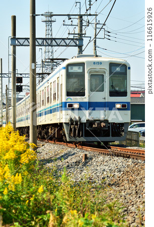 Railway: Private railway: Tobu Noda Line, Kasukabe City, Saitama Prefecture 116615926