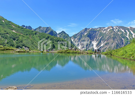 八方池和夏季的北阿爾卑斯山 116616533