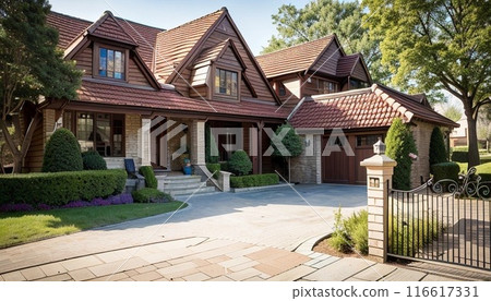 European style cute house European style cute house 116617331
