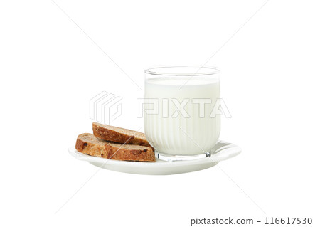 PNG,Sliced bread with milk, isolated on white background PNG,Sliced bread with milk, isolated on white background 116617530